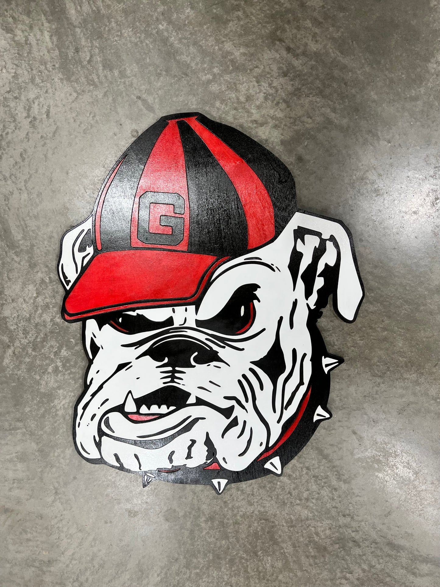 Old School UGA Dawg Head