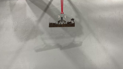 Natvity Ornament-Acrylic and Wood